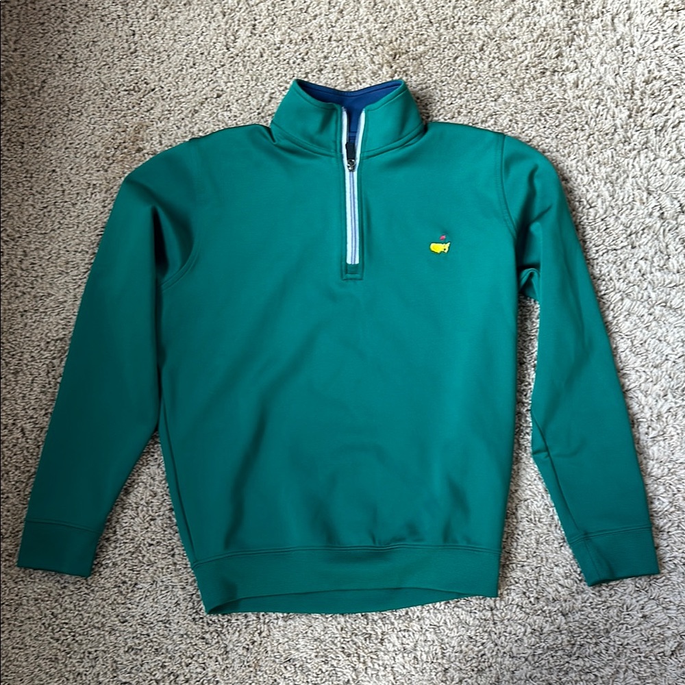 Boys Masters Quarter-Zip performance pullover